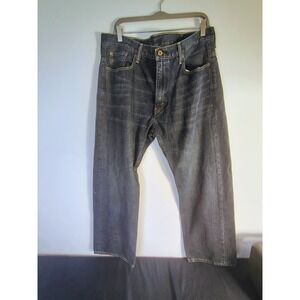 Levis 569 Loose Straight Leg Jeans Mens 38x30 Dark Wash Indigo Blue Denim